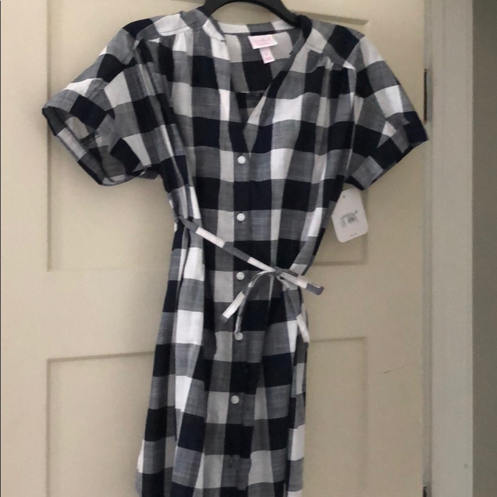 Gingham tunic